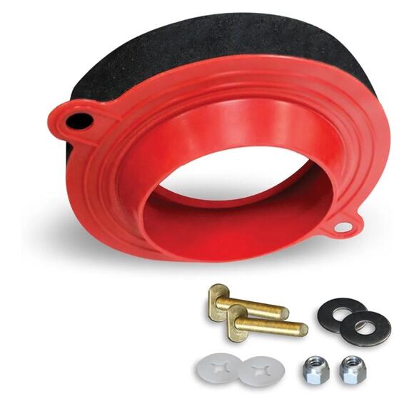 New In Box Korky 6000BP Universal Toilet WaxFree Seal with Hardware - Picture 5 of 9